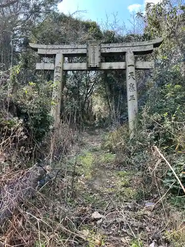 瑠璃光寺の鳥居