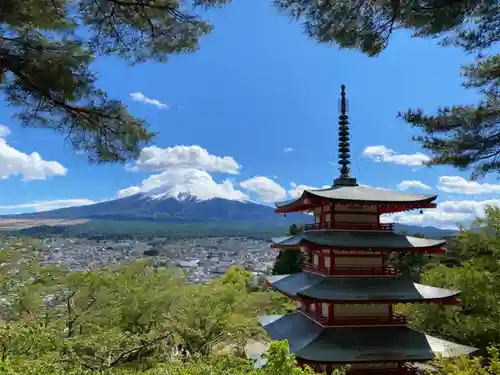 新倉富士浅間神社の景色