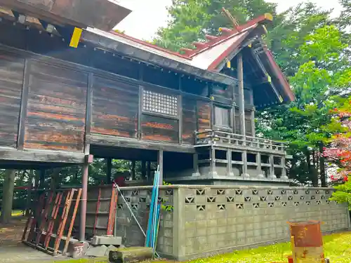 蘆別神社の本殿