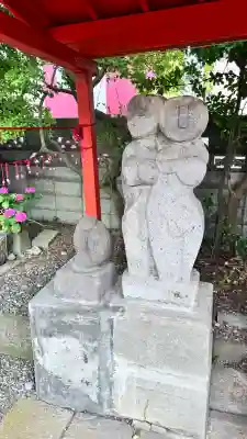 函館厳島神社の像