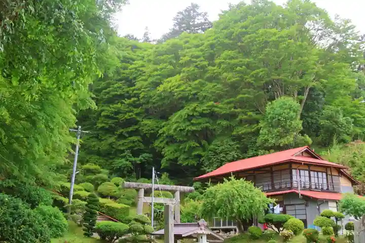 三春大神宮の景色