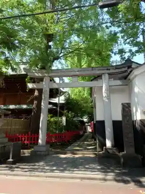 下谷神社の鳥居