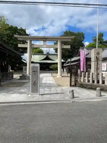 伴林氏神社の鳥居