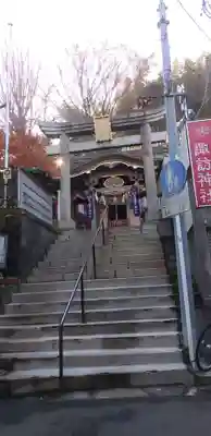 石川町諏訪神社の鳥居