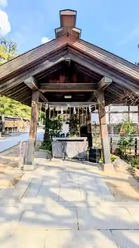 意富比神社の手水舎