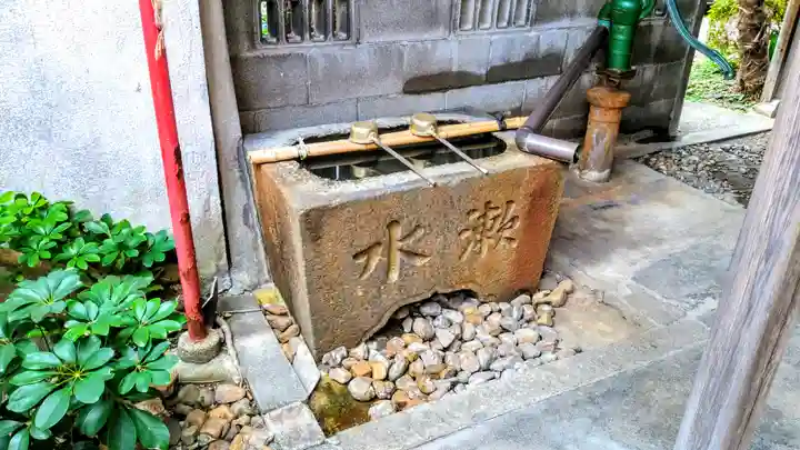 大杉大神の手水舎