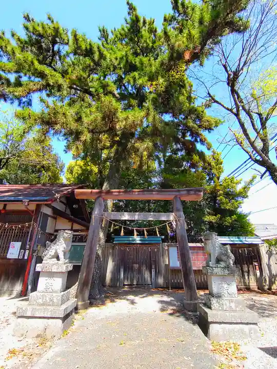 一御田神社の鳥居