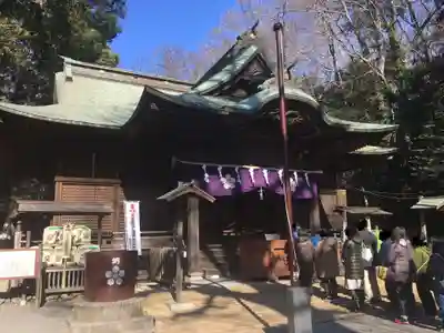 谷保天満宮の本殿・本堂