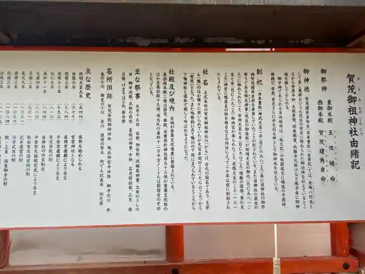 賀茂御祖神社(下鴨神社)の歴史