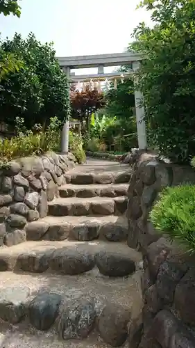 横浜御嶽神社の鳥居