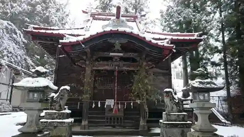 諏訪神社の本殿・本堂