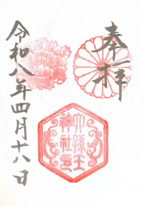六孫王神社の御朱印