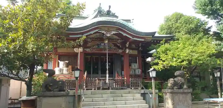 千住本氷川神社の本殿・本堂