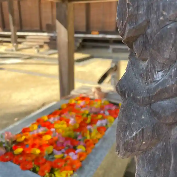 横浜 西方寺の手水舎