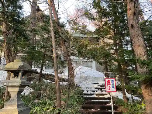 白石神社の庭園