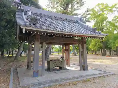 八劔神社(西端八劔神社)の手水舎