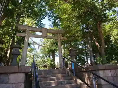 篠原八幡神社の鳥居