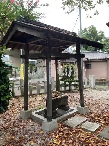 庚申神社の手水