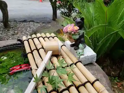 藤ノ木白山神社の手水舎