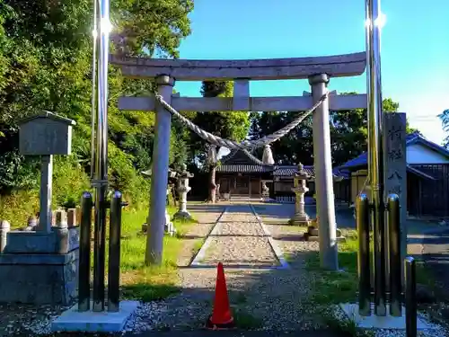 八幡社（白沢八幡神社）の鳥居