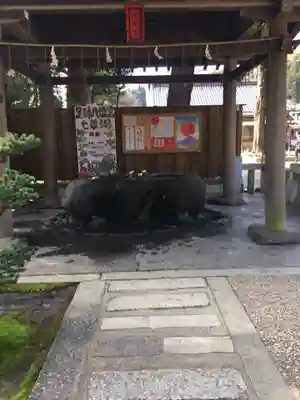足助八幡宮の手水舎