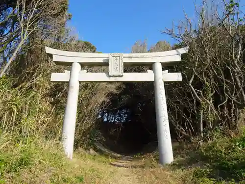 年毛神社の鳥居