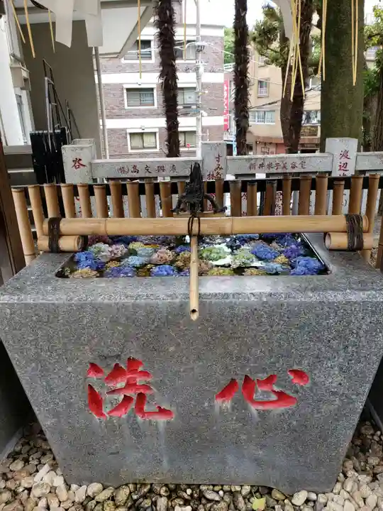高円寺氷川神社の手水舎
