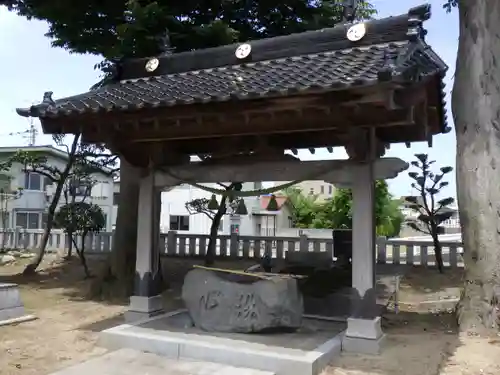 建石勝神社の手水