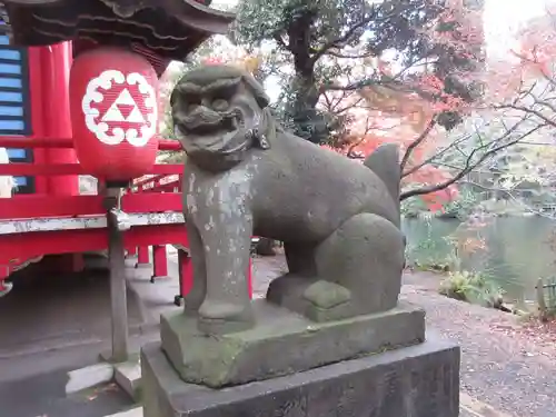 井の頭弁財天（大盛寺）の狛犬