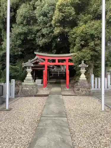 八幡社の鳥居