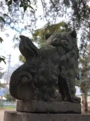 飯泉八幡神社の狛犬