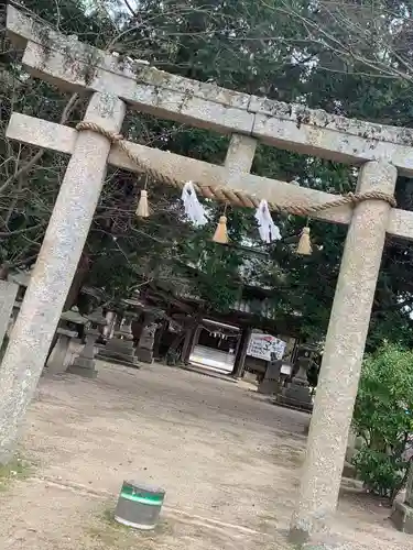 朝田神社の鳥居