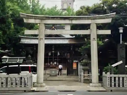 下谷神社の鳥居