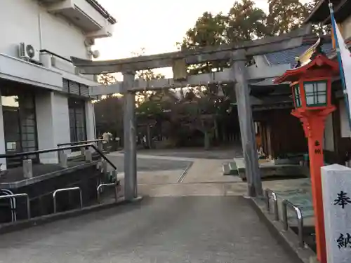  湊八幡神社の鳥居