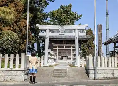 八幡神社 (海津町札野)の鳥居