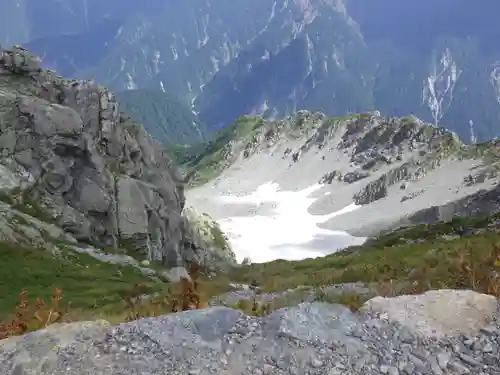 雄山神社峰本社の景色
