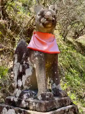 獅子崎稲荷神社の狛犬