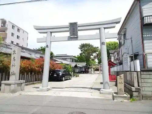 生島神社の鳥居