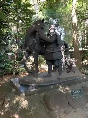 駒木諏訪神社の像