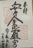 安井金比羅宮の御朱印