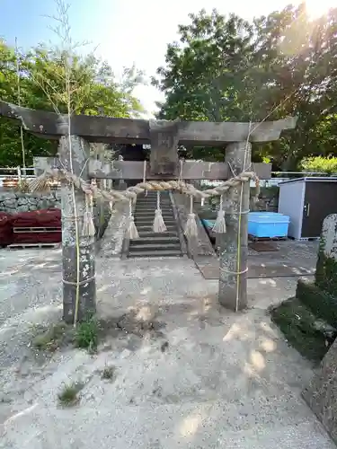 梅崎神社の鳥居