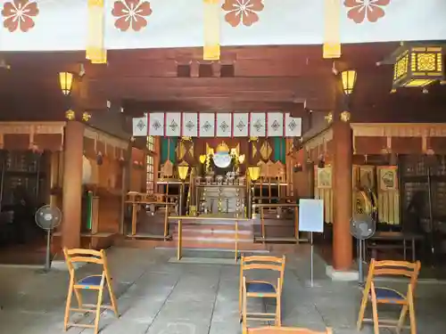 兵庫縣姫路護國神社の本殿・本堂