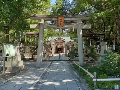 蜂田神社の鳥居