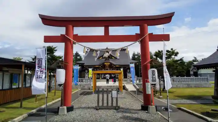 美瑛神社の鳥居