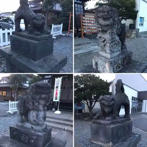 伊達神社の狛犬