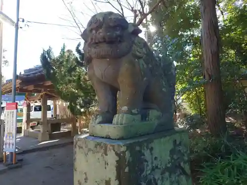 鶴谷八幡宮の狛犬
