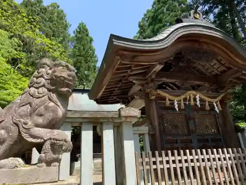 岡太神社の狛犬