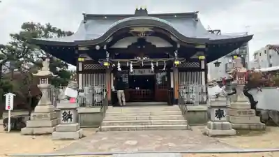 打出天神社の本殿・本堂