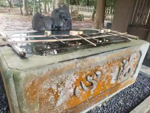 舟津神社の手水舎