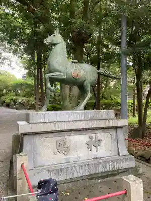 六所神社の狛犬